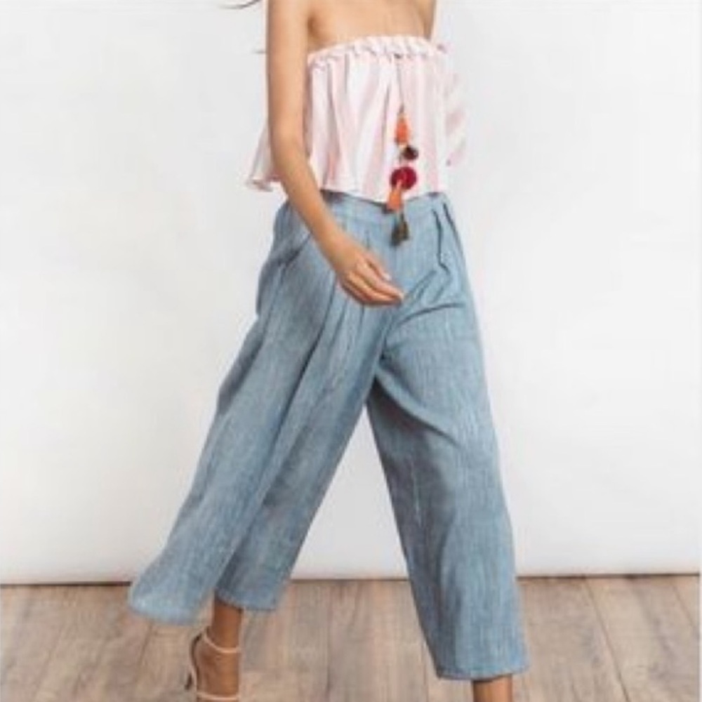 Misa Los Angeles Bazaar Pants Blue XS